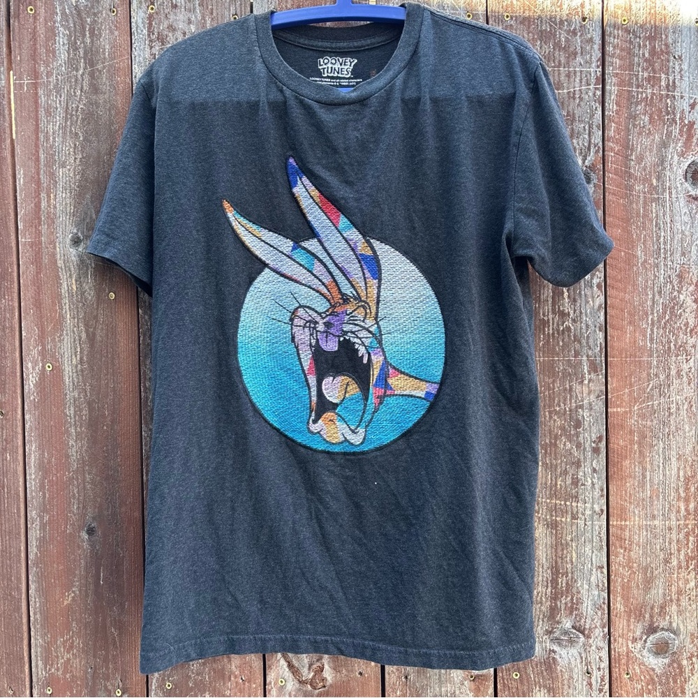 Warner Bros. Looney Tunes Charcoal Graphic Tee Size M